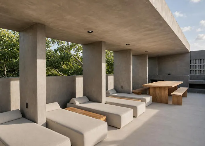 Romantic Jungle Studio, Rooftop Pool & Lounge Apartment *